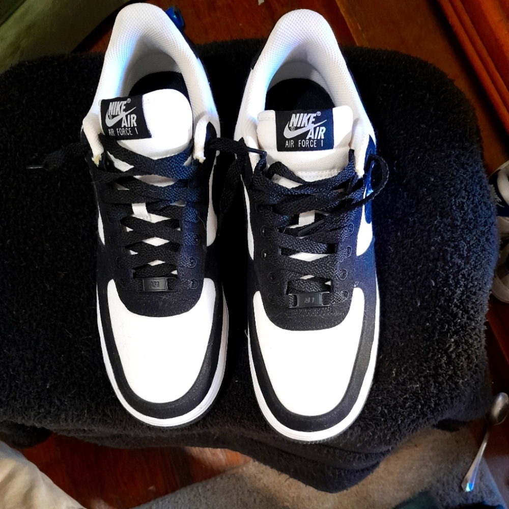 Nike AF1 suede and canvas